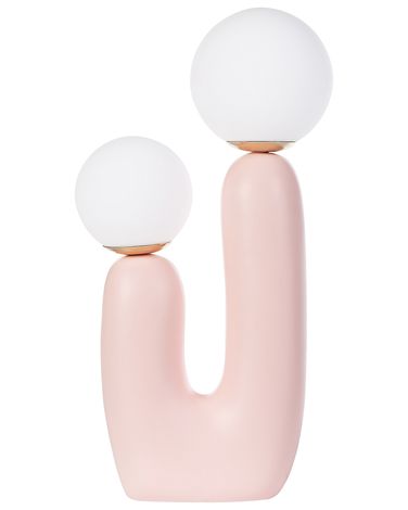 Lampe à poser TULUN Rose pastel