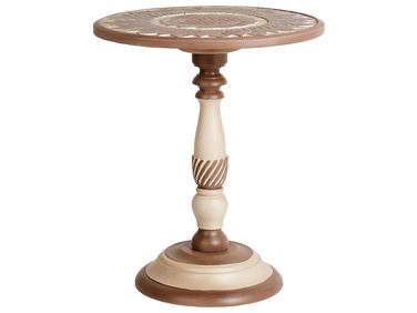 Bijzettafel EULO Mangohout Bruin