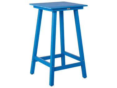 Garden Bar Table ADIRONDACK 60 cm 59 cm Synthetic Material Blue