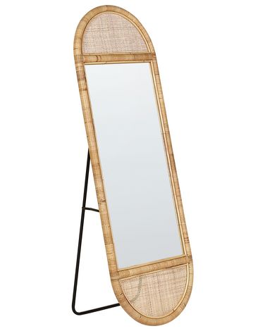 Miroir sur pied BARGES 150 cm Rotin Naturel
