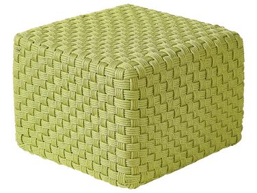 Pouffe NALLI Synthetic Material Green