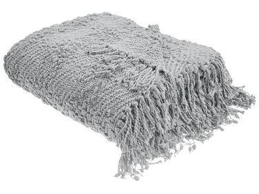Couverture VELLA Coton 200 x 220 cm Gris