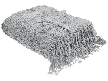 Couverture VELLA Coton 220 x 240 cm Gris