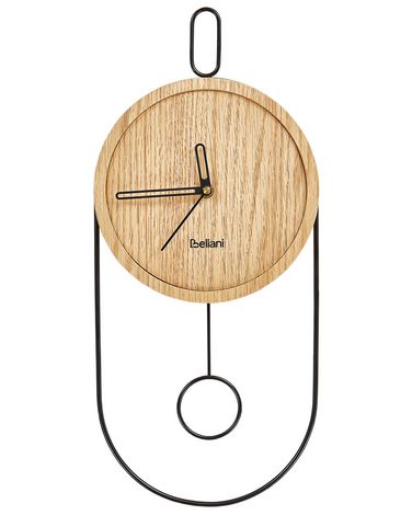 Horloge murale SIERRE 20 cm Marron clair