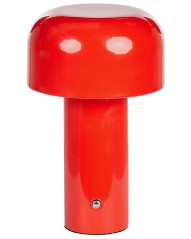 Lampe de table LED sans fil BESOS Avec variateur Métal Rouge