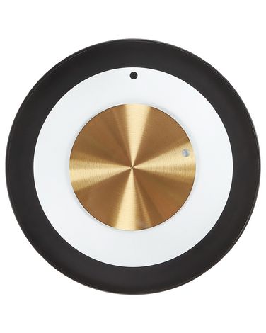 Horloge murale CLUSES 30 cm Métal Noir