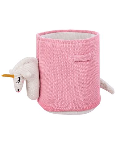 Panier enfants Licorne NARROTI Coton Rose