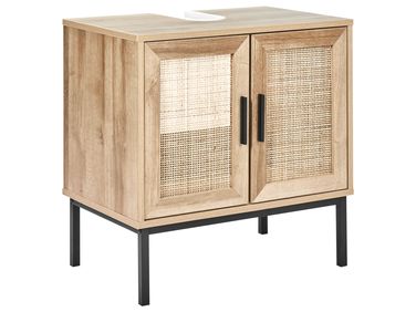 Meuble-lavabo ROSELL 60 cm Marron clair