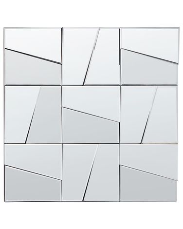 Miroir ANCEMONT 80 cm 80 cm Argenté
