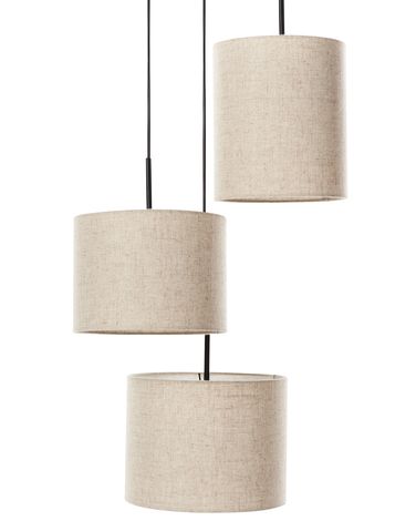 Lampe suspension PARGUAZA Lin Beige clair