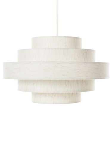 Lampe suspension EREBATO Lin Blanc cassé