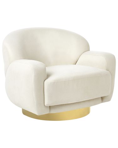 Fauteuil LEJRE Stof Lichtbeige
