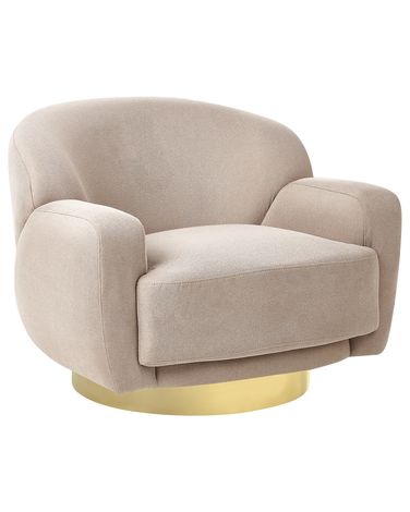Fauteuil LEJRE Stof Taupe