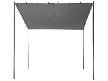 Gazebo VIMINO Metal 282 cm 294 cm Dark Grey