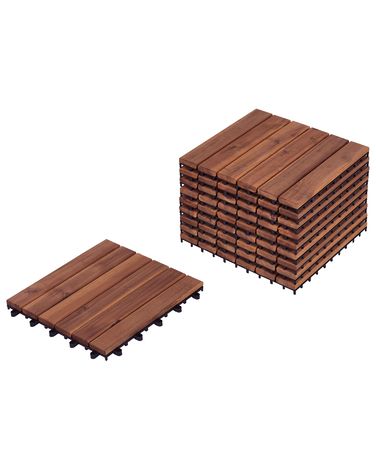 Caillebotis ACCETTURA Bois d'acacia certifié Marron