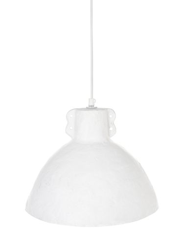 Hanglamp MIGUELETE Papier-mâché Wit