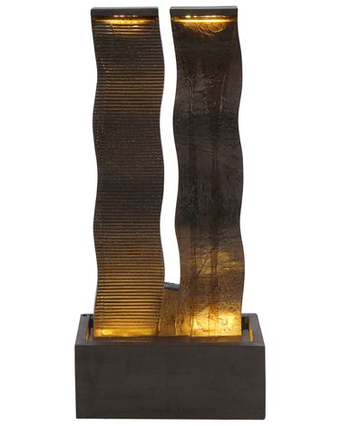 Fontaine de jardin SUNLINE LED Marron