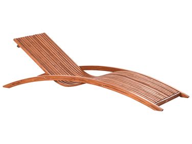 Ligstoel TANARO Larikshout Bruin