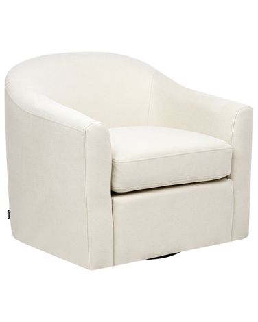 Fauteuil pivotant MAGNOR Tissu Beige clair