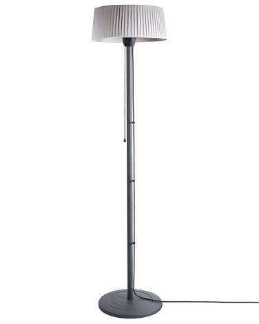 Freestanding Infrared Patio Heater VARAZZE 1500 W Grey