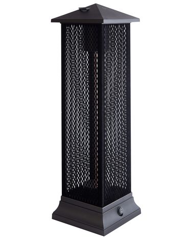 Freestanding Infrared Patio Heater TUNUPA 1500 W Black
