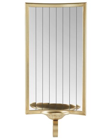 Wall Candle Holder SOBREDA Metal 41 cm Gold