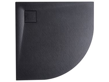 Bac de douche PARON 90 x 90 x 3 cm Noir