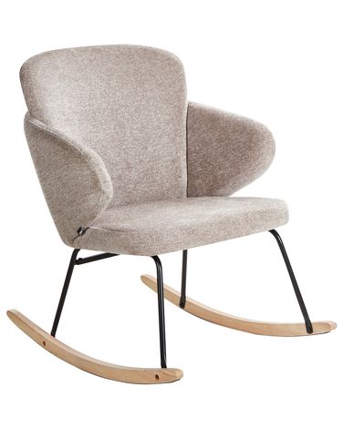 Schommelstoel VIKEN Stof Taupe