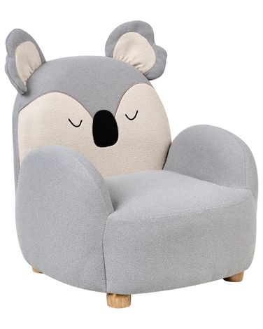 Kinderfauteuil Koala HERVIK Stof Grijs