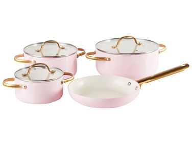 Ensemble de 7 pièces d'ustensiles de cuisine ELITE PRO Rose pastel
