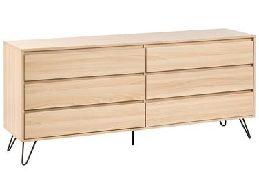 Ladekast 6 lades CARDIGAN Lichtbruin