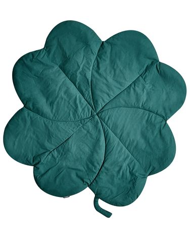 Kids Playmat ACADINE 110 x 110 cm Cotton Green