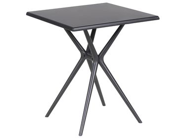 Garden Dining Table PIAVE 70 cm 70 cm Black