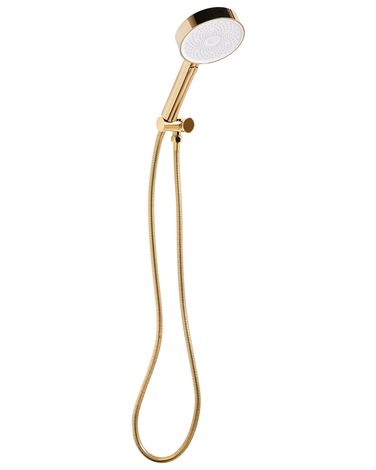 Kit de pommeau de douche avec tuyau flexible UYUCA 4 modes Doré