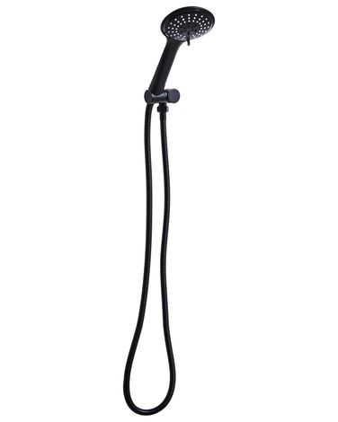 Kit de pommeau de douche avec tuyau flexible TUMPLE 3 modes Noir