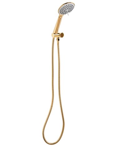 Kit de pommeau de douche avec tuyau flexible TARMA 4 modes Doré