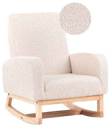 Kinderschommelstoel NORBY Bouclé Lichtbeige