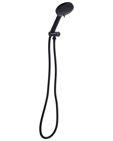 Kit de pommeau de douche avec tuyau flexible UCHIZA 5 modes Noir