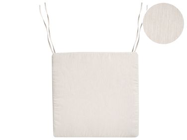 Garden Chair Cushion SASSARI PREMIUM 46 x 46 cm Light Beige