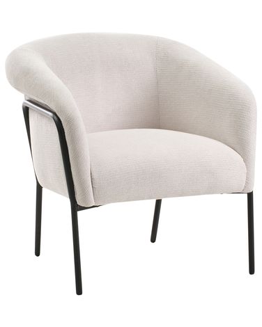 Fauteuil KROSSEN Stof Lichtbeige