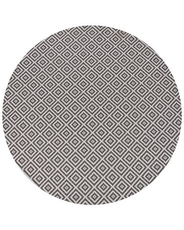 Outdoor Rug THRISSUR Grey ø 160 cm