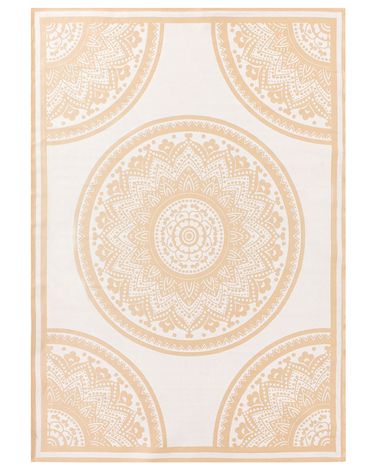 Outdoor Rug HUBLI Beige 160 x 230 cm