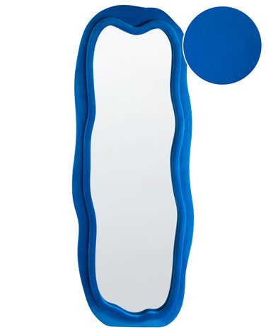 Miroir BEAUNE 56 cm 160 cm Velours Bleu