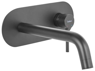 Robinet de lavabo mural GUAIBA Laiton Noir