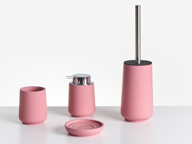 Set de 4 accessoires de salle de bain SUCHES Rose