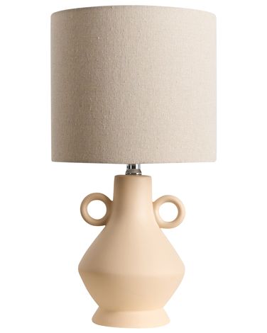 Lampe à poser KERULEN Céramique Beige