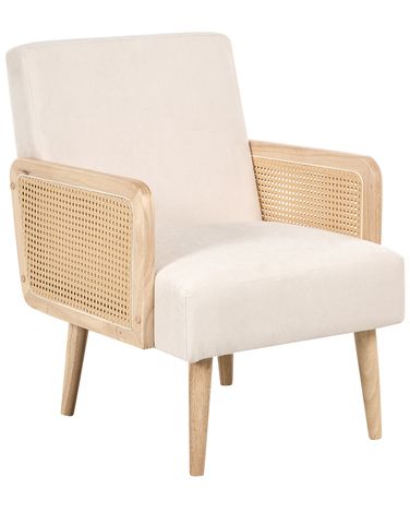 Fauteuil HOJBY Stof Lichtbeige