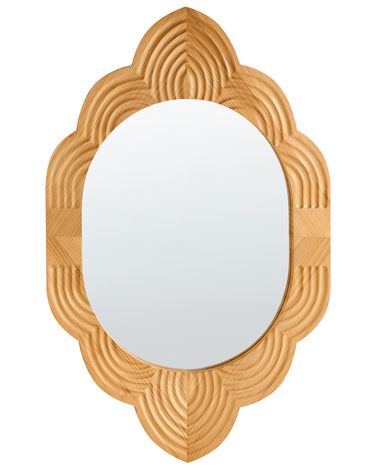 Miroir FRESVILLE 62 cm 100 cm Bois de pin Marron clair