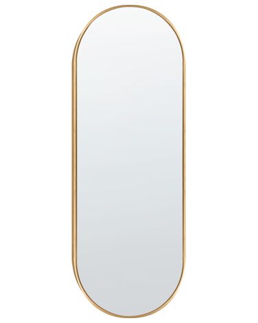 Wall Mirror AZEVILLE 46 cm 122 cm Metal Gold