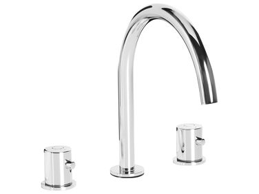 Robinet de lavabo PILCOMAYO Laiton Argenté
